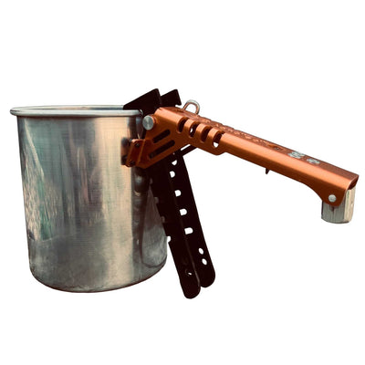 Outdoor Element Handled Pot Gripper and Fuel Canister Recycle Tool | Camp Kitchen | Further Faster Christchurch NZ
