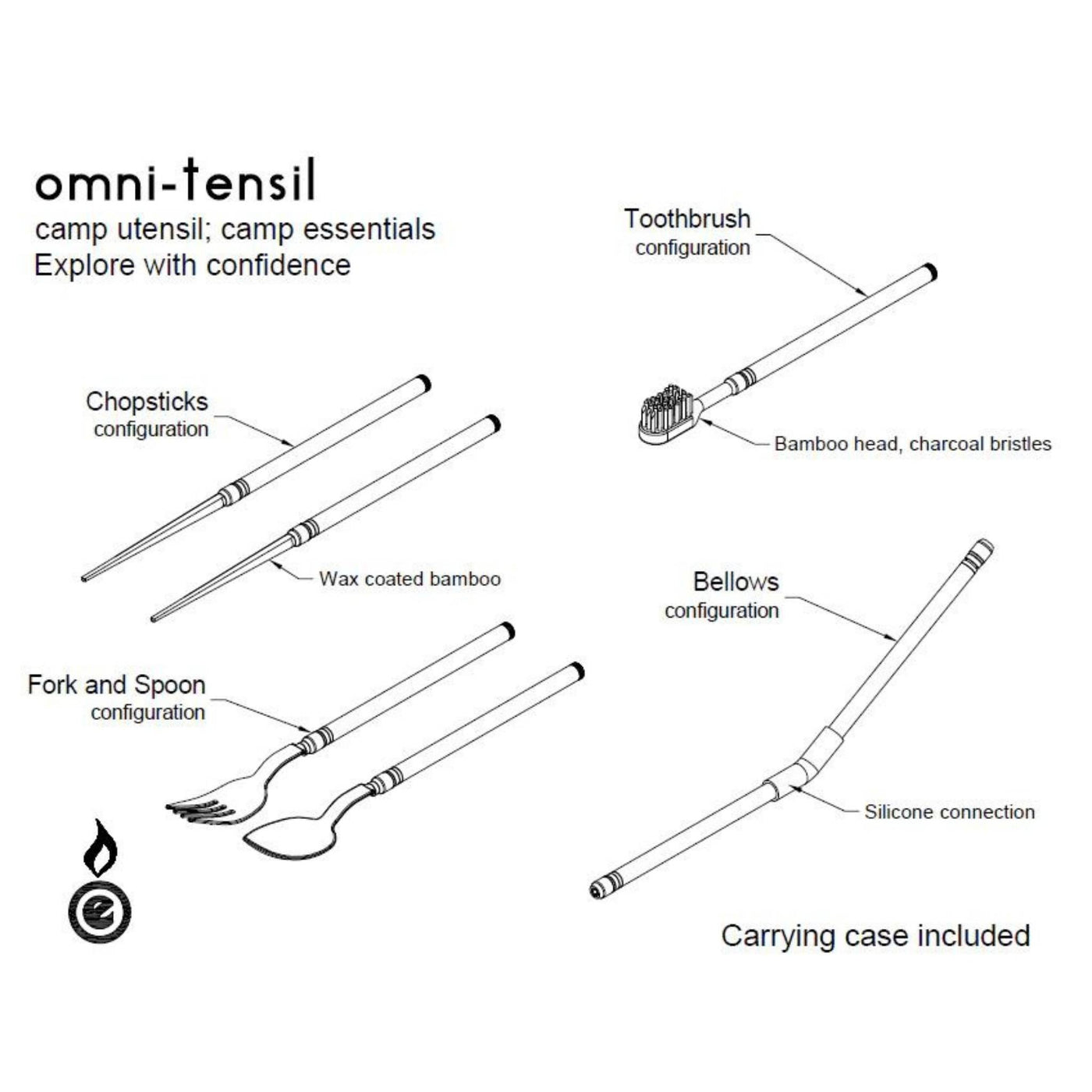 Outdoor Element Omni-Tensil | Camp Kitchen NZ  | Further Faster Christchurch NZ