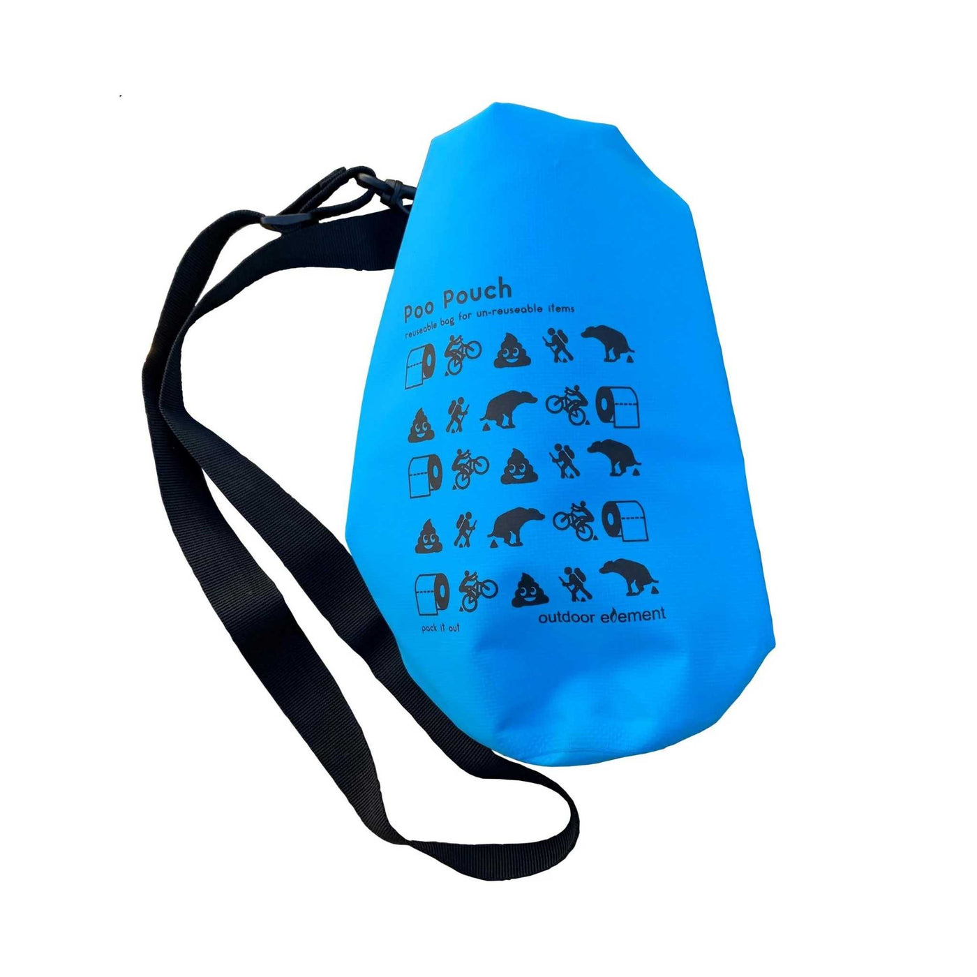 Outdoor Element Poo Pouch | Poo Pouch NZ  | Further Faster Christchurch NZ #blue