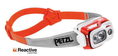 Petzl Swift RL | Petzl NZ | Rechargeable Headlamp #orange