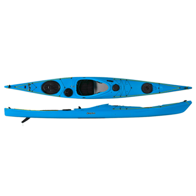 P&H Delphin 155 Sea Kayak | Sea Kayaks and Gear | Further Faster Christchurch NZ #ocean-turqoise