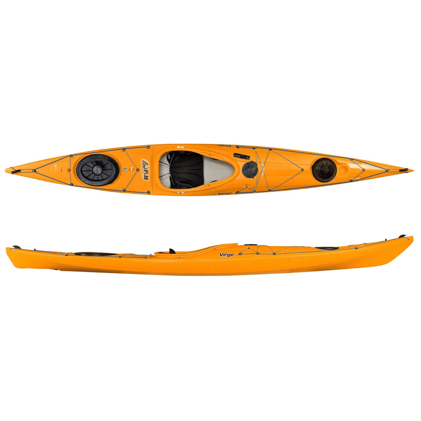 P&H Virgo CoreLite X | Sea Kayak NZ | Further Faster Christchurch NZ #fuego-orange