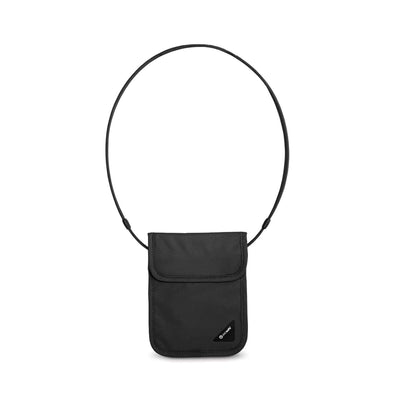 PacSafe Coversafe X75 | Anti-Theft Neck Pouch NZ | Further Faster Christchurch NZ #black 