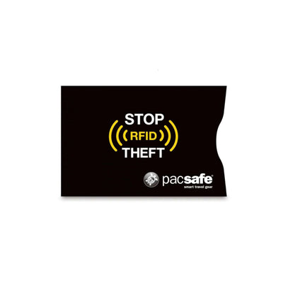 PacSafe RFIDsleeve 25 (2 Pack) | Anti-Theft RFID Blocking Card Sleeve NZ | Further Faster Christchurch NZ #black