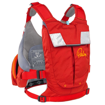 Palm Kaikoura PFD | Kayaking and Rafting PFD | Further Faster Christchurch NZ #red