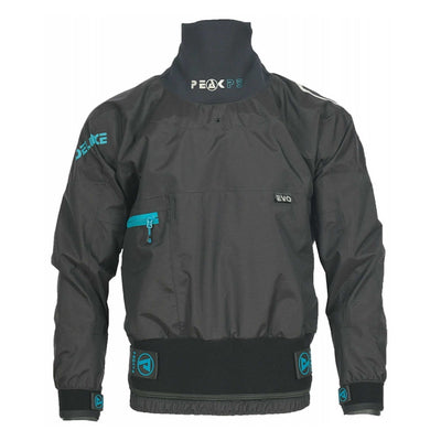 Peak PS Deluxe Dry Jacket X4 - Mens | Whitewater Kayak Paddle Jacket | Further Faster Christchurch NZ #black-blue