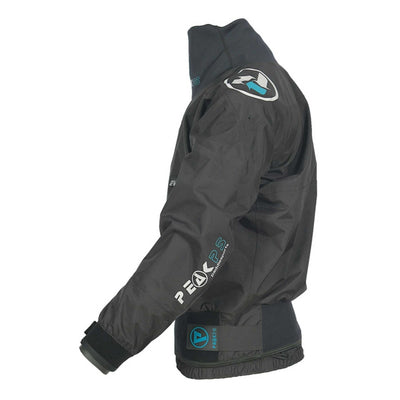 Peak PS Deluxe Dry Jacket X4 - Mens | Whitewater Kayak Paddle Jacket | Further Faster Christchurch NZ #black-blue