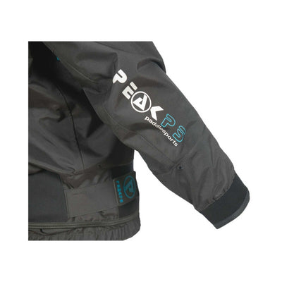 Peak PS Deluxe Dry Jacket X4 - Womens | Whitewater Kayak Paddle Jacket | Further Faster Christchurch NZ #black-blue