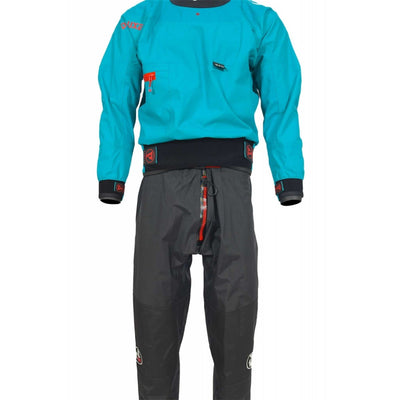 Peak PS Deluxe One Piece Dry Suit - Mens | Whitewater Kayak Paddle Dry Suit | Further Faster Christchurch NZ #blue-black