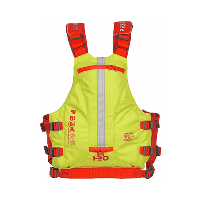 Peak PS Explorer Zip '22 - Mens | Sea Kayak PFD | Further Faster Christchurch NZ #lime