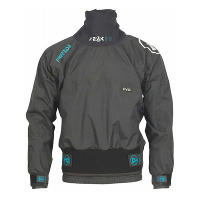Peak PS Freeride Semi Dry Jacket  - Mens | Whitewater Kayak Paddle Jacket | Further Faster Christchurch NZ #black