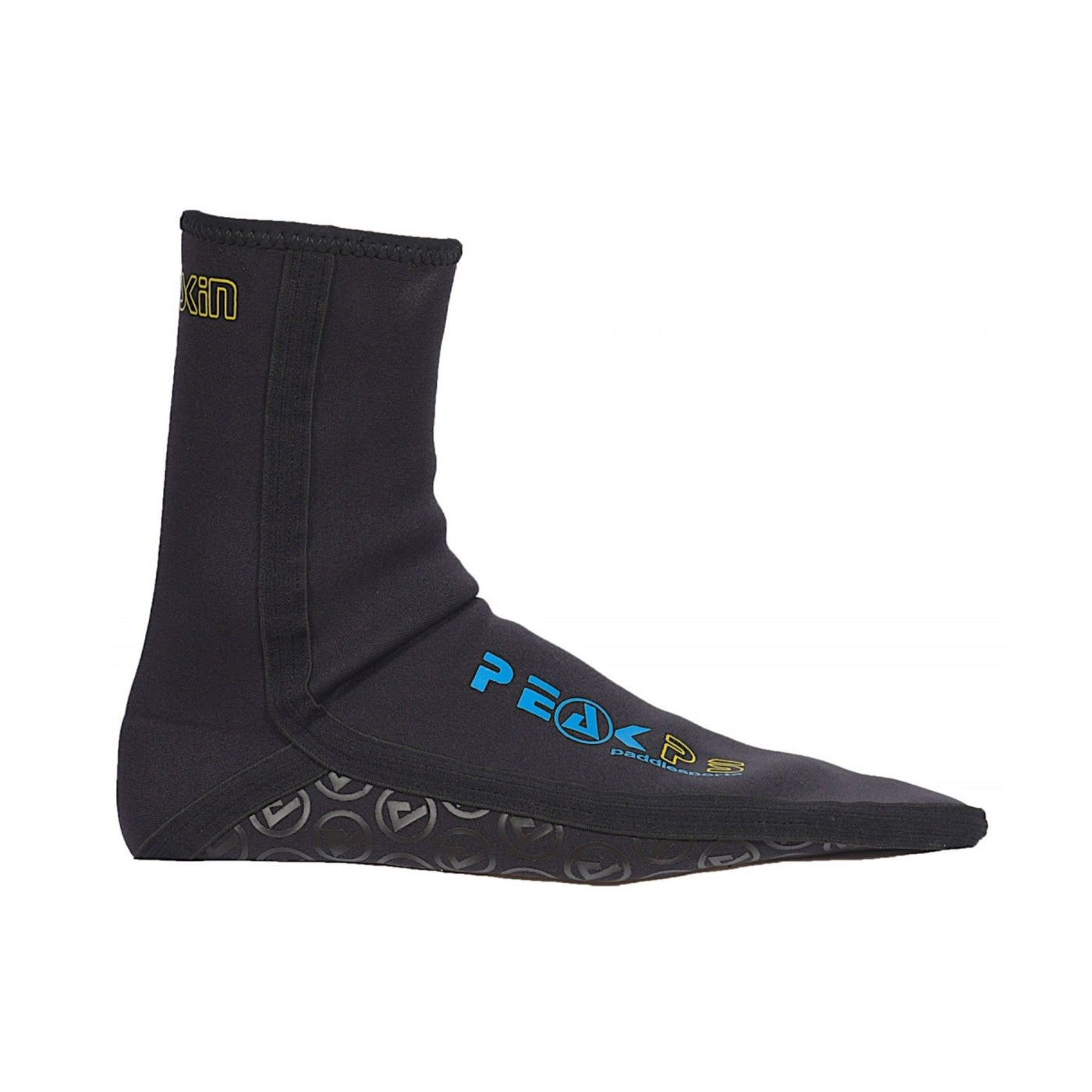 Peak PS Neoskin Socks | Kayak Thermal Footwear | Further Faster Christchurch NZ #black-blue-yellow