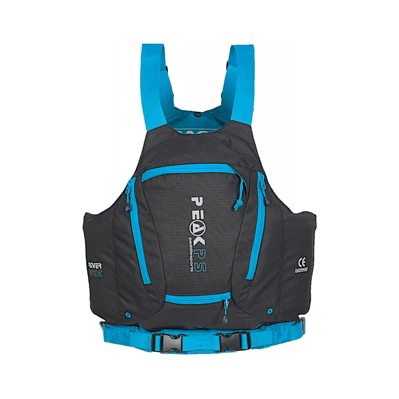 Peak PS River Vest '22 - Mens | Whitewater River Vests | Further Faster Christchurch NZ #black