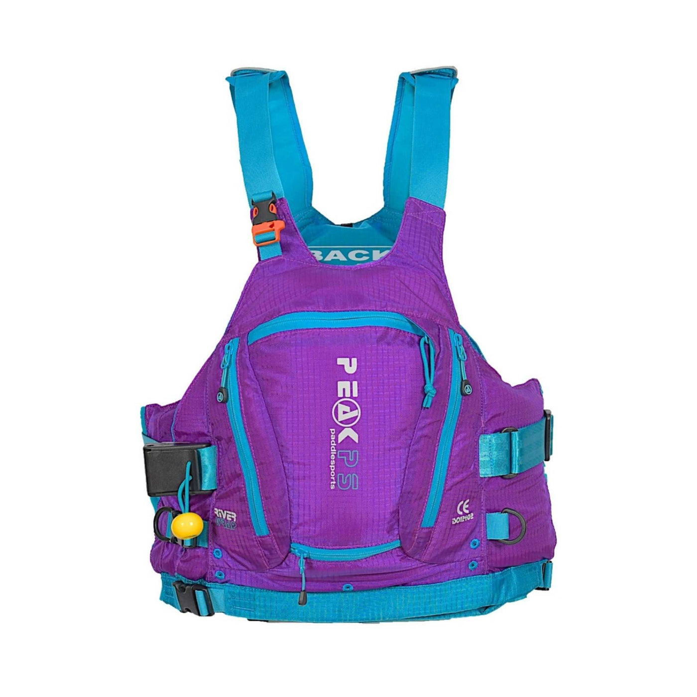 Peak PS River Wrap - Womens | Whitewater Kayak PFD | Further Faster Christchurch NZ #purple