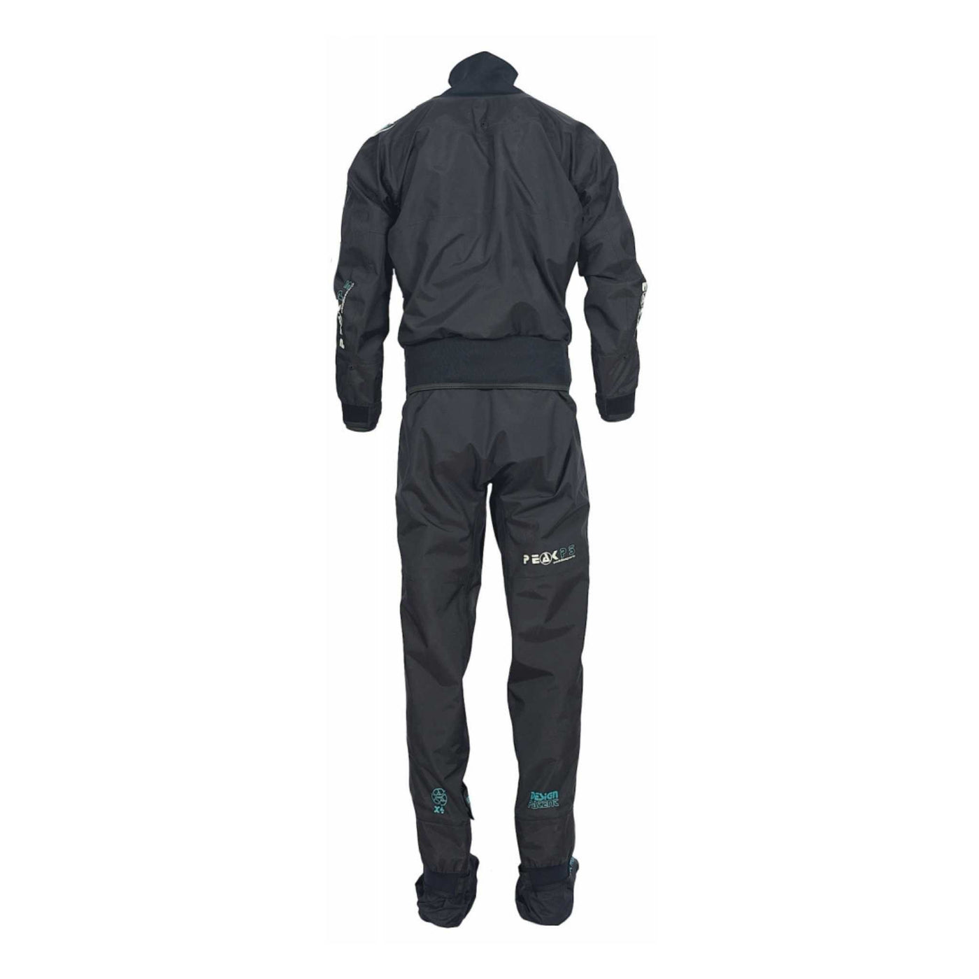 Peak PS Whitewater One Piece Dry Suit - Mens | Whitewater Kayak Dry Suit | Further Faster Christchurch NZ #black