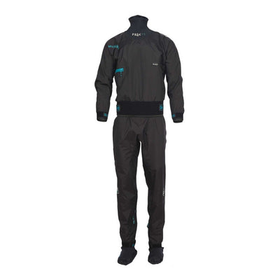 Peak PS Whitewater One Piece Dry Suit - Womens | Whitewater Kayak Paddle Dry Suit | Further Faster Christchurch NZ #black