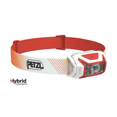 Petzl Actik Core - 600 Lumens | Lightweight 600 Lumen Headlamp | Further Faster Christchurch NZ #red