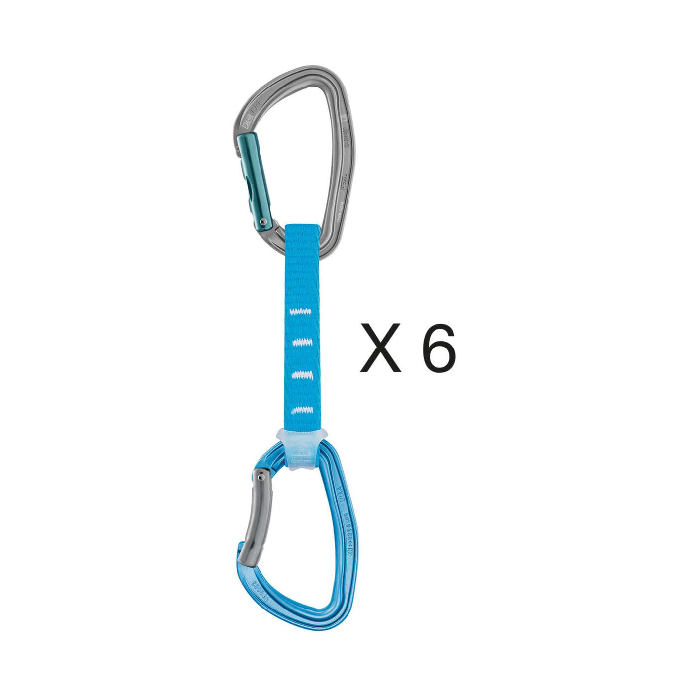 Petzl Djinn Quickdraw - 6 Pack | Quickdraws & Carabiners | Further Faster Christchurch NZ