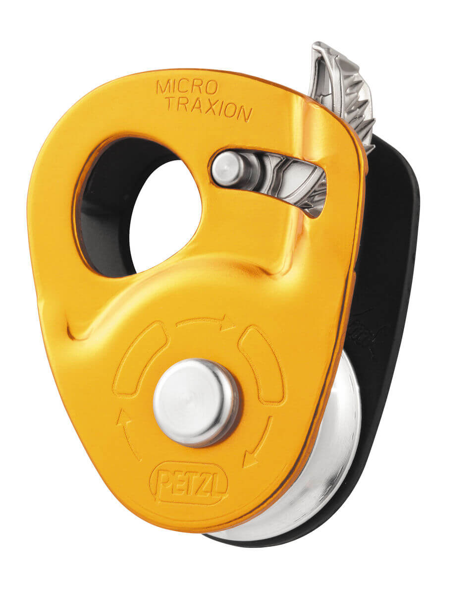 Petzl Micro Traxion Pulley | Ultra-Light Climbing Pulley NZ | Petzl NZ | Further Faster NZ
