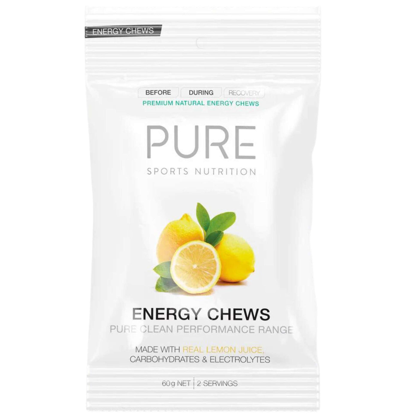 Pure Energy Chews 60g | Sports Gels and Nutrition | Further Faster Christchurch NZ