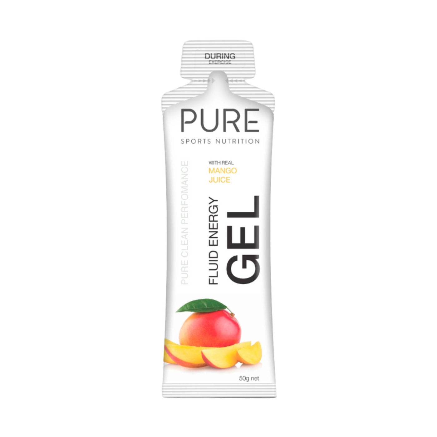 Pure Fluid Energy Gels | Sports Gels and NutritionPure Fluid Energy Gels | Sports Gels and Nutrition | Further Faster Christchurch NZ | Mango Juice