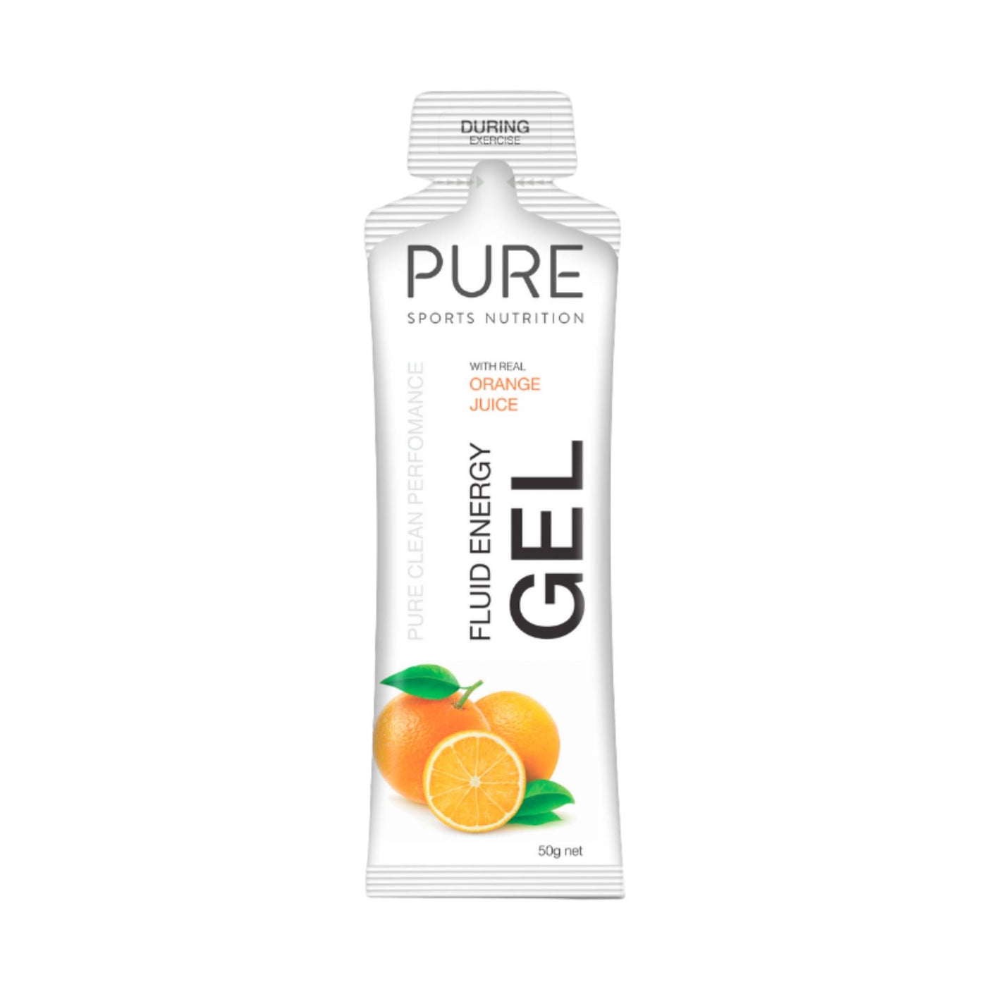 Pure Fluid Energy Gels | Sports Gels and NutritionPure Fluid Energy Gels | Sports Gels and Nutrition | Further Faster Christchurch NZ | Orange Juice