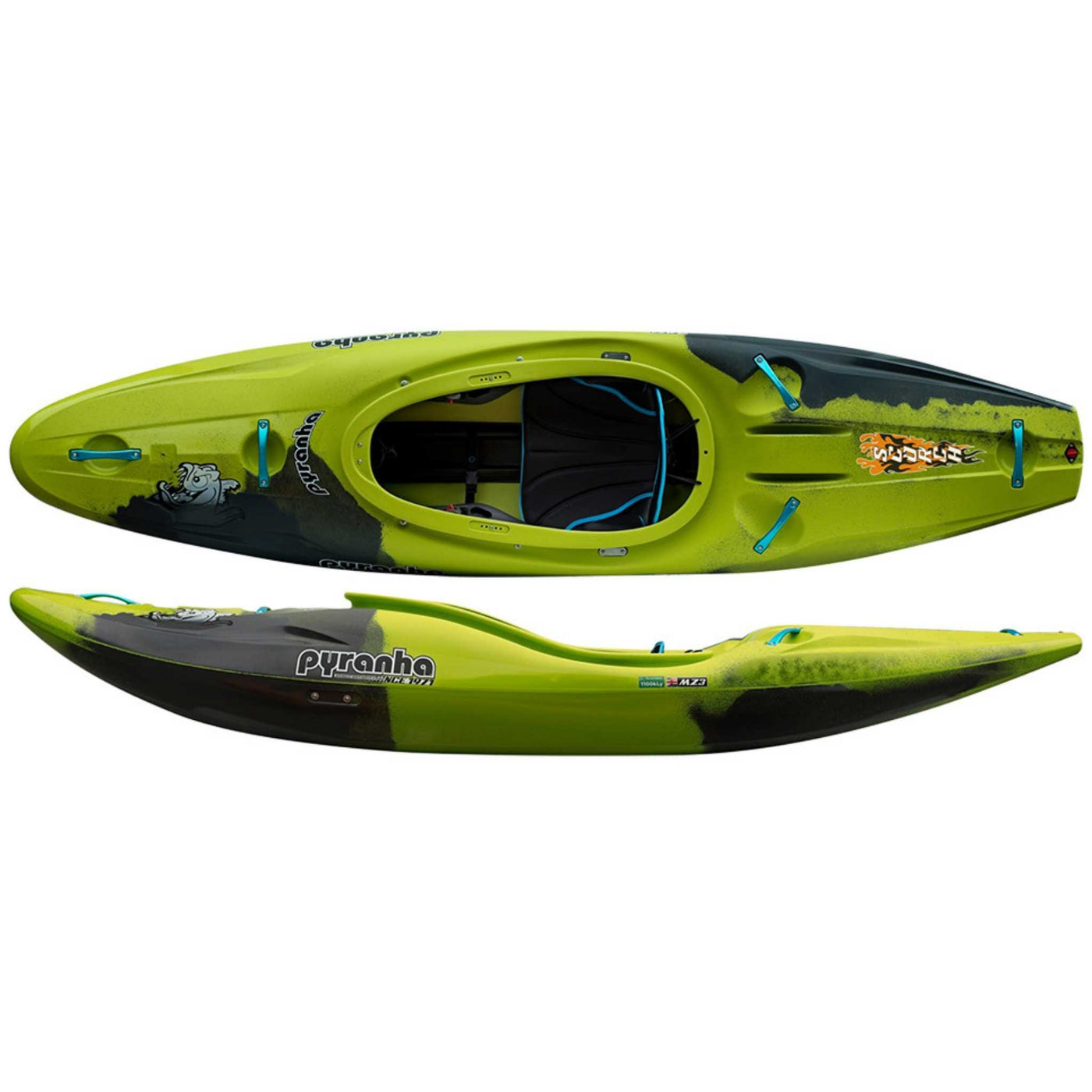 Pyranha Scorch Whitewater Kayak | Whitewater Kayak NZ | Further Faster Christchurch NZ #smoking-gecko
