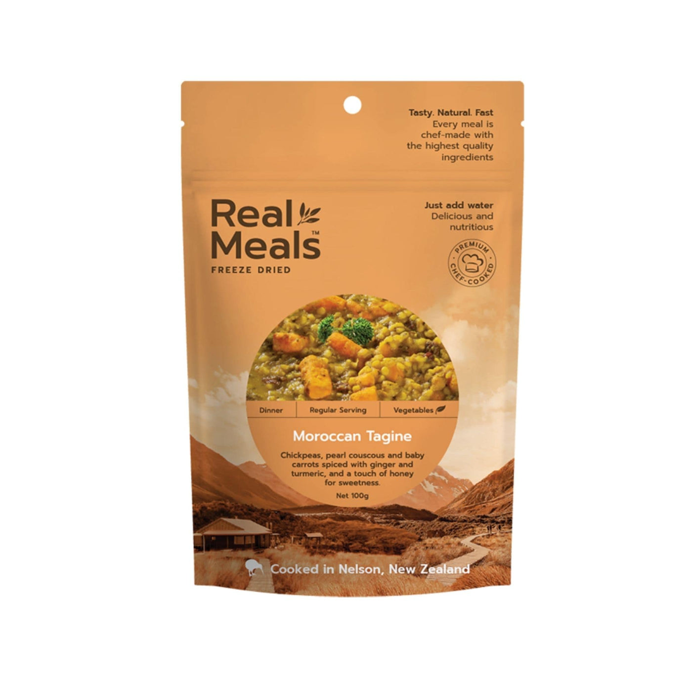Real Meals Dinner - Moroccan Tagine| Freeze Dried Meals | Further Faster Christchurch NZ