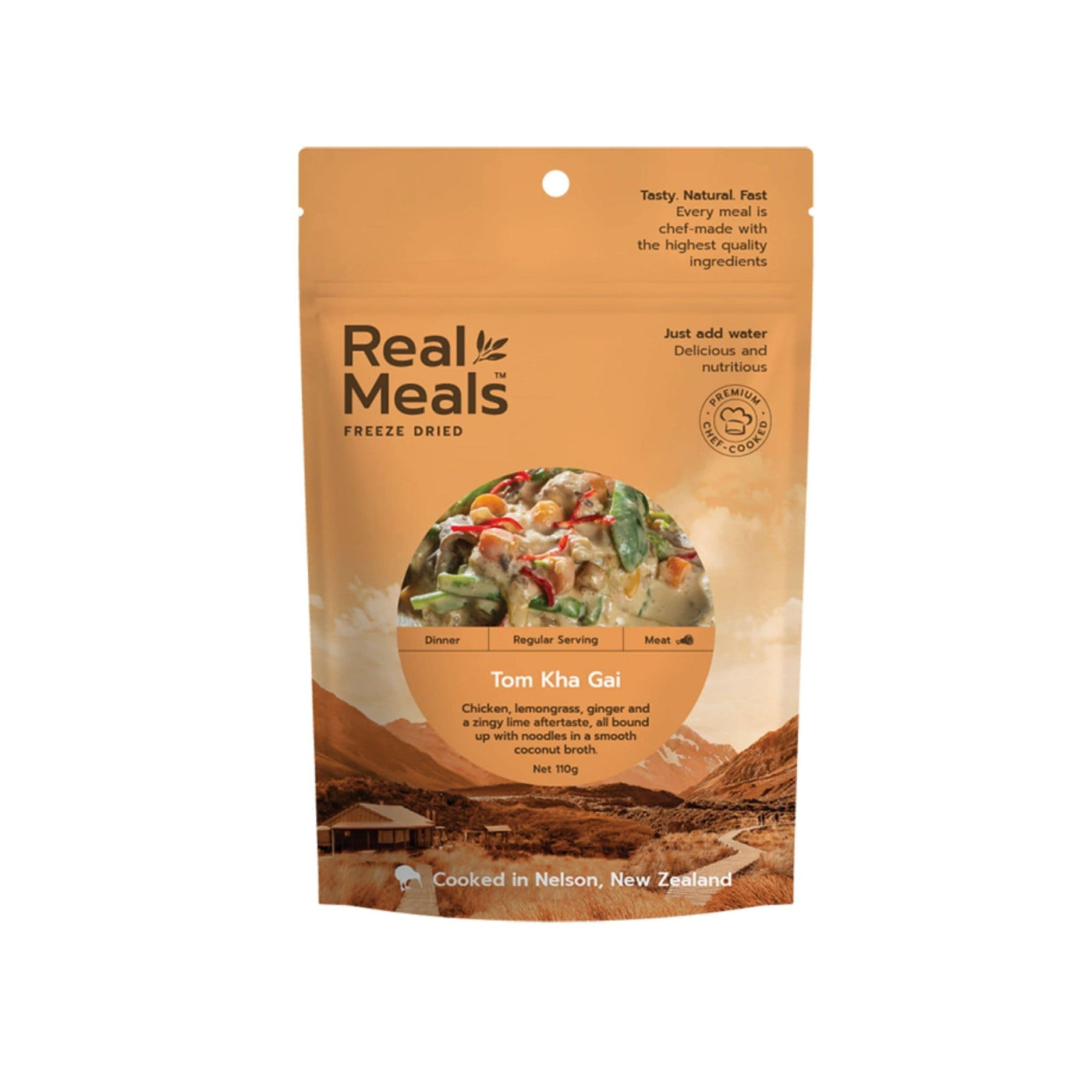 Real Meals Dinner - Tom Kha Gai | Freeze Dried Meals | Further Faster Christchurch NZ