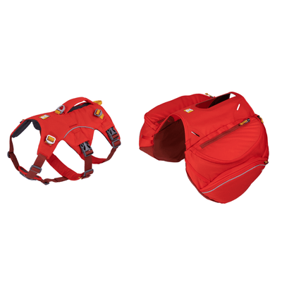 Ruffwear Palisades Pack '22 | Hiking & Tramping Backcountry Dog Pack | Further Faster Christchurch NZ #red-sumac