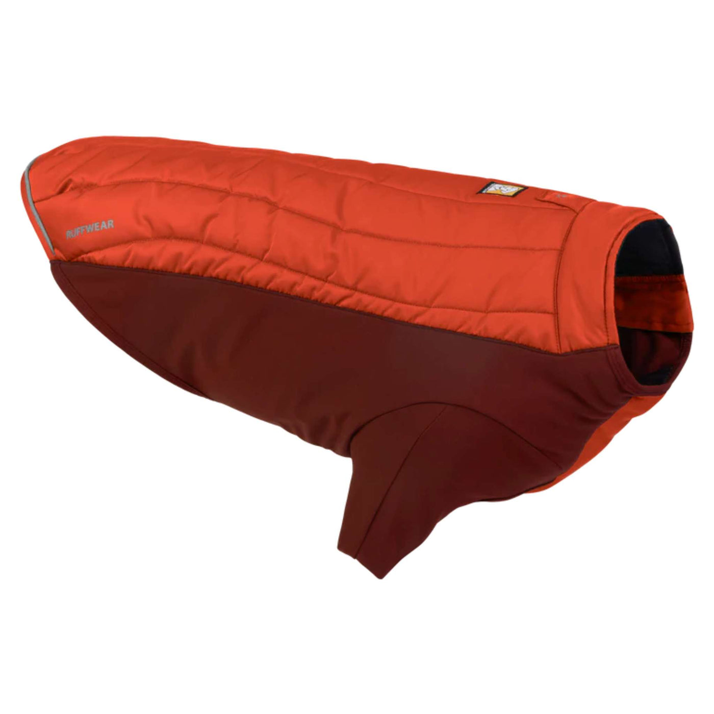 Ruffwear Powder Hound Jacket | Outdoor Dog Gear | Insulated Dog Jacket NZ | Further Faster Christchurch NZ #persimmon-orange