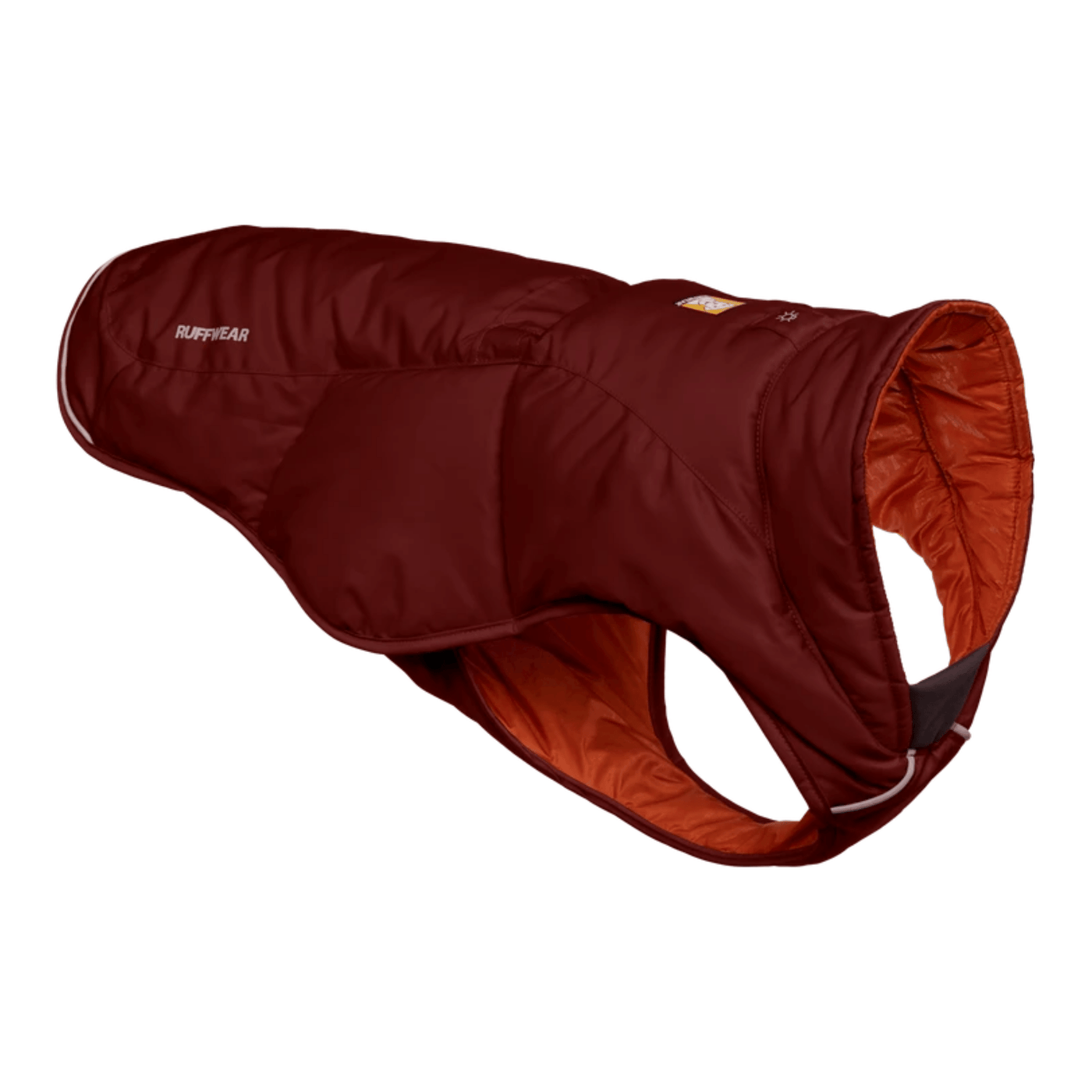 Ruffwear Quinzee Jacket '22 | Insulated Dog Jacket | Further Faster Christchurch NZ #fired-brick