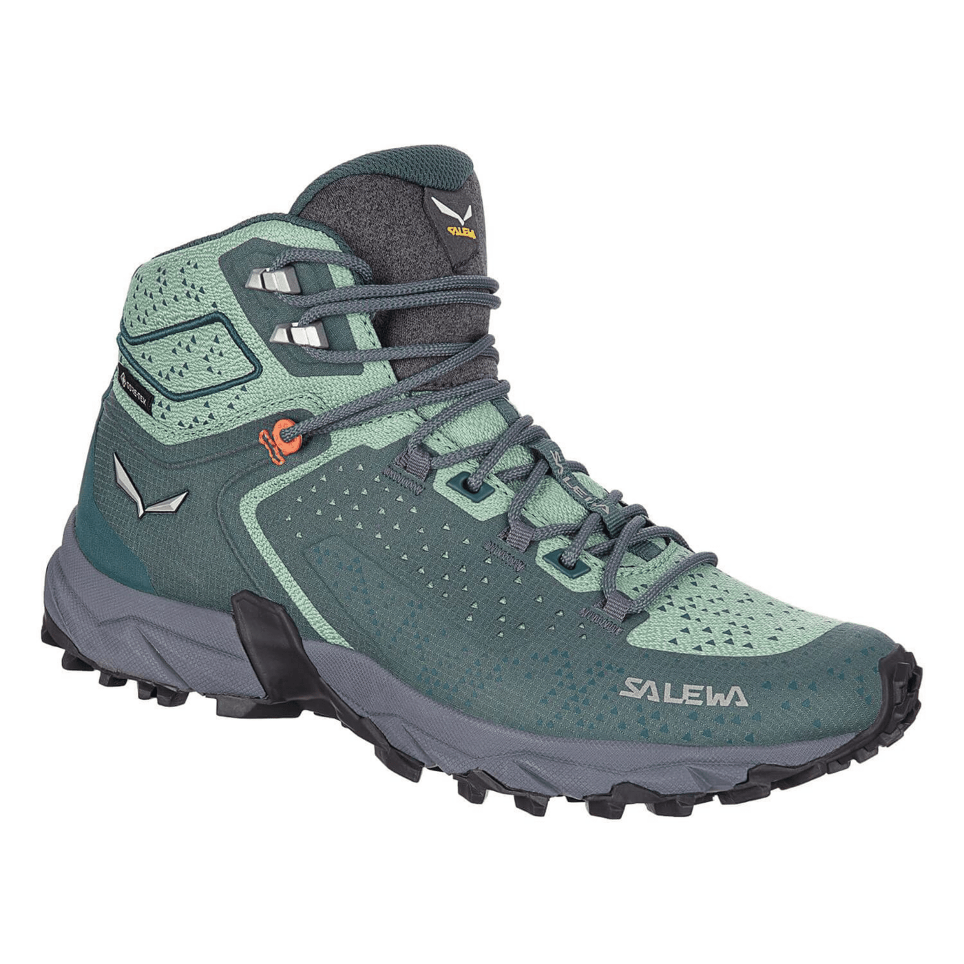 Salewa Womens Alpenrose 2 Mid Gore-Tex | Womens Waterproof Hiking Boot NZ | Salewa NZ | Further Faster Christchurch NZ #atlantic-deep-feld-green