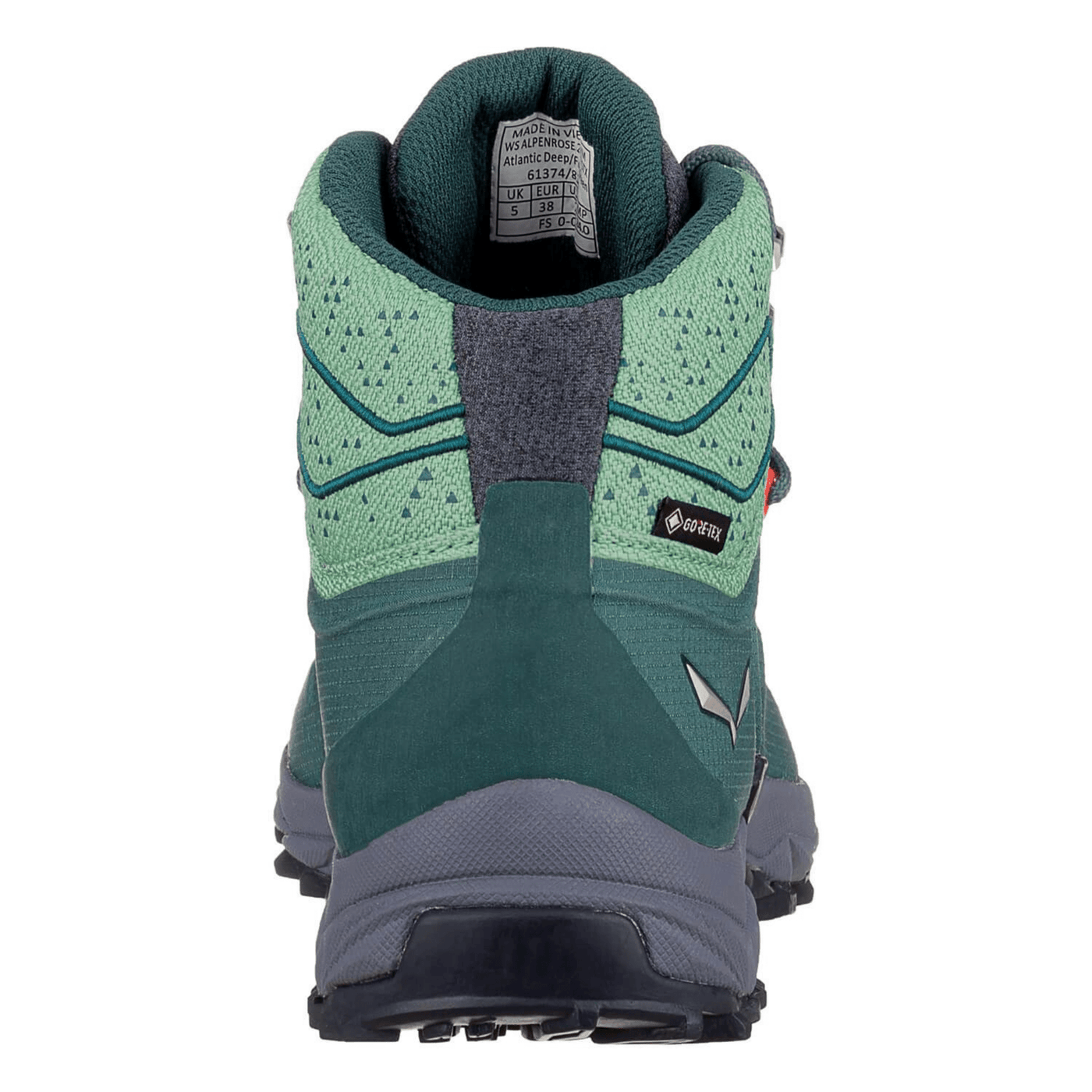 Salewa Womens Alpenrose 2 Mid Gore-Tex | Womens Waterproof Hiking Boot NZ | Salewa NZ | Further Faster Christchurch NZ #atlantic-deep-feld-green