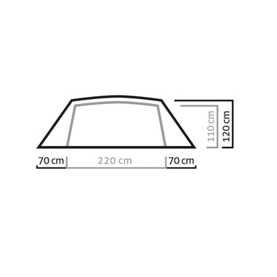 Salewa Denali IV Tent | 4 Person 3 Season Camping Tent NZ | Further Faster Christchurch NZ #cactus-grey