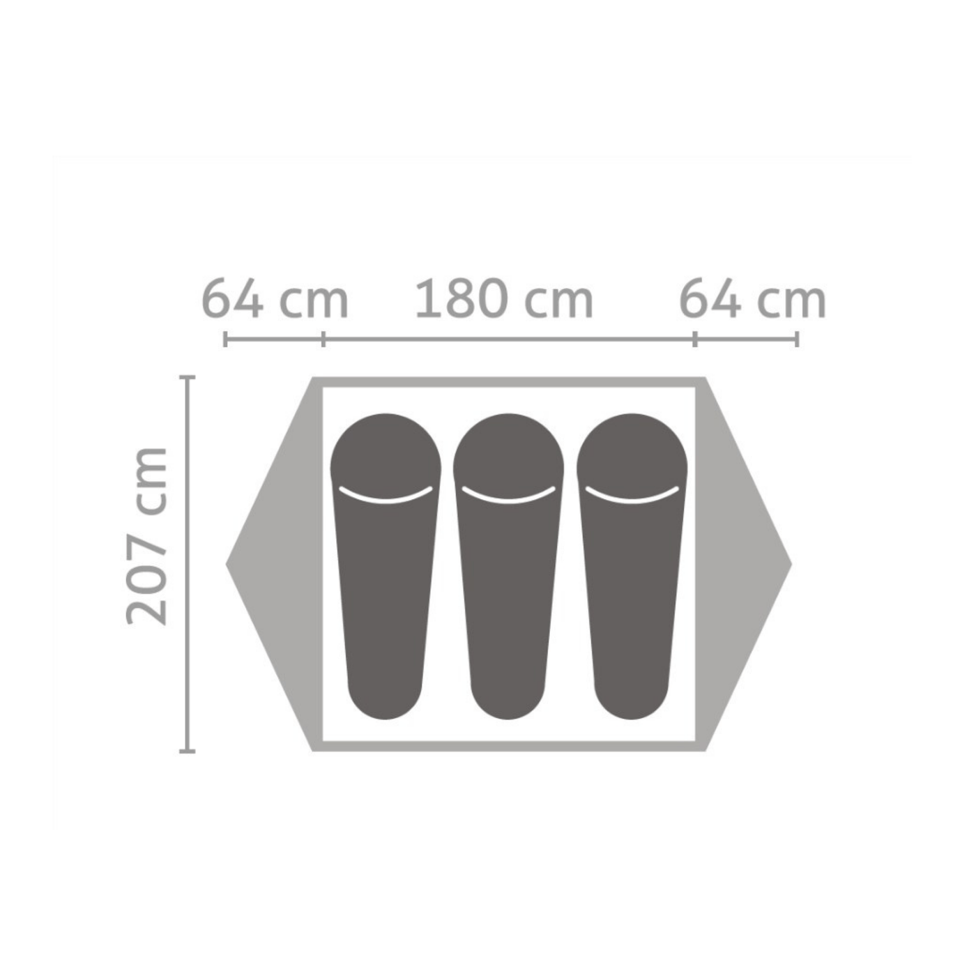 Salewa Latitude III Tent | 3 Person Dome Tent | Further Faster Christchurch NZ | #cactus-grey