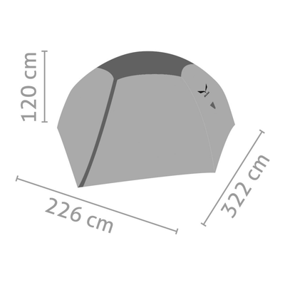 Salewa Latitude III Tent | 3 Person Dome Tent | Further Faster Christchurch NZ | #cactus-grey