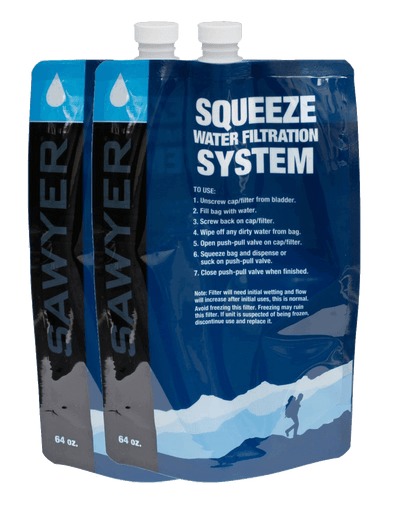 Sawyer Replacement Squeeze Pouches Packs of 3 | Sawyer NZ | Further Faster NZ