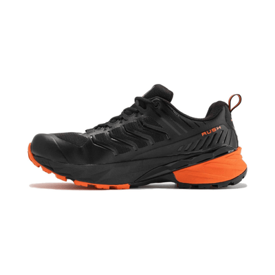 Scarpa Rush - Mens | Trail Running & Day Hiking Footwear | Further Faster Christchurch NZ #black-orange