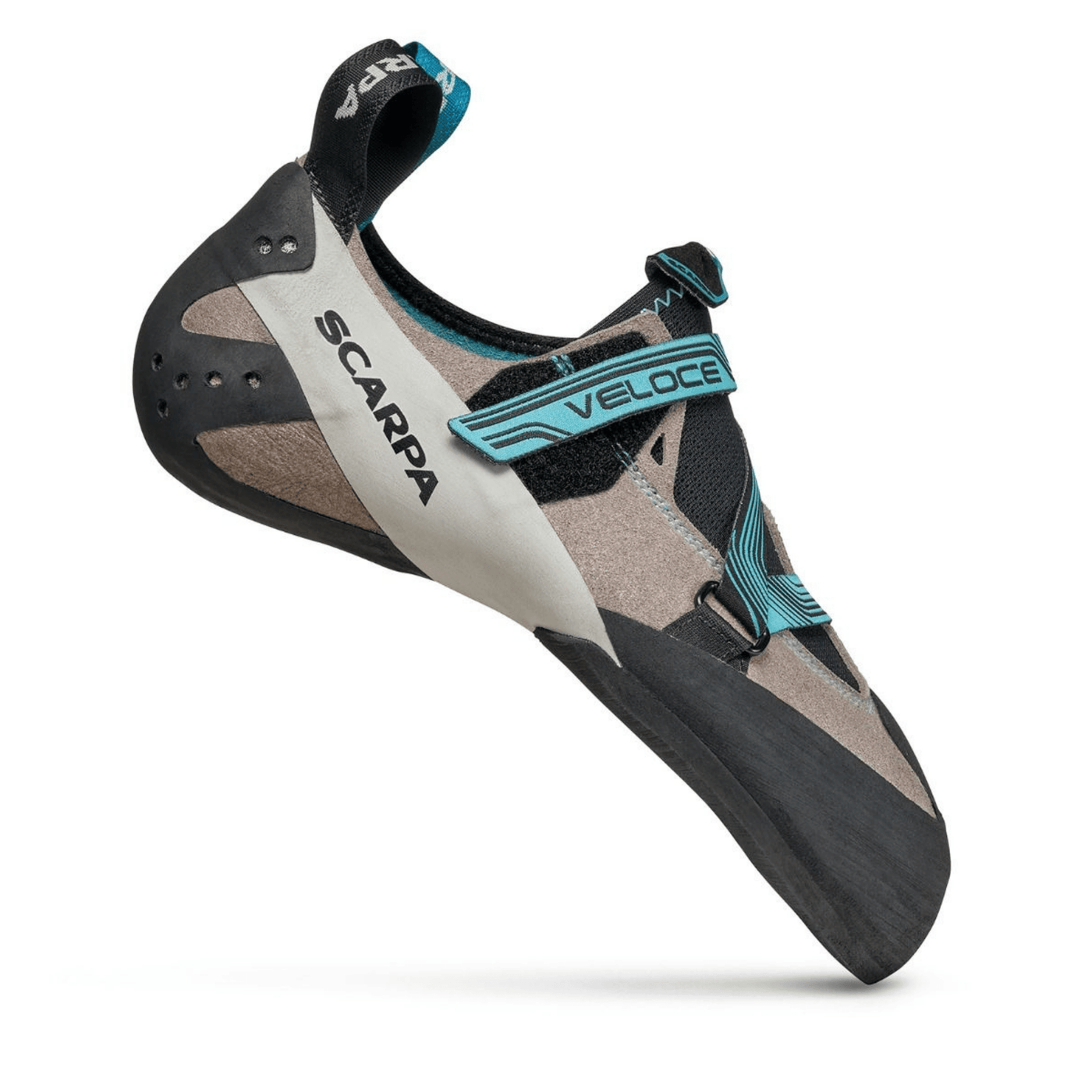 Scarpa Veloce Climbing Shoe - Womens | Rock Climbing & Bouldering Footwear | Further Faster Christchurch NZ #light-grey-maldive