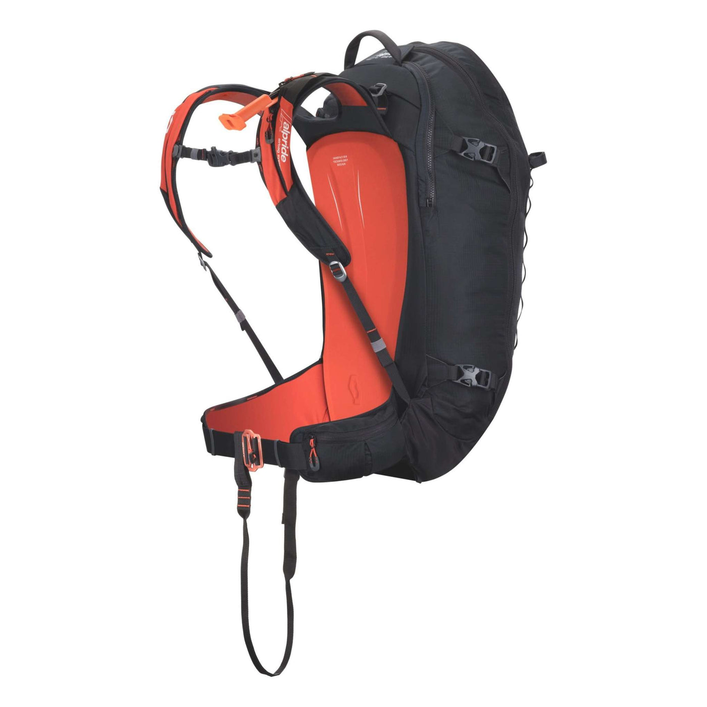 Scott Pack Patrol E1 40 Avalanche Pack | Backcountry Ski Avalanche Airbag Backpack | Further Faster Christchurch NZ #black-burnt-orange