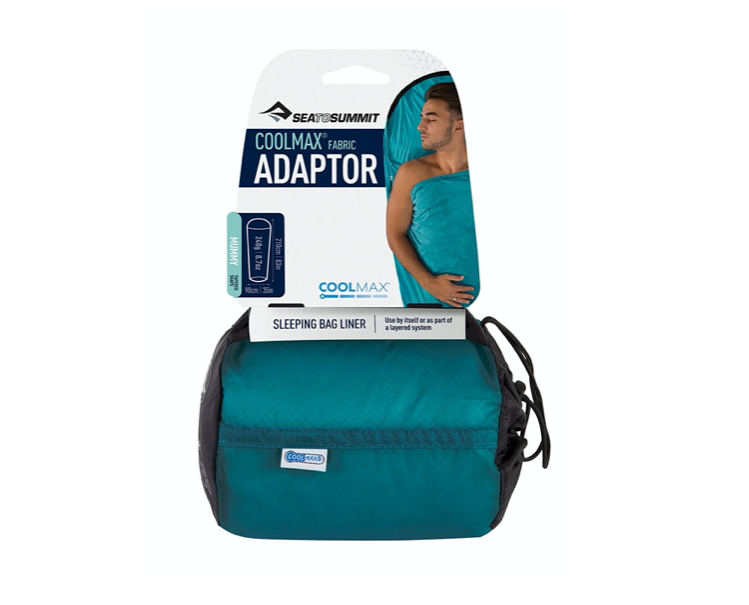 Sea to Summit Adaptor Coolmax Mummy Sleeping Bag Liner NZ | Liners NZ