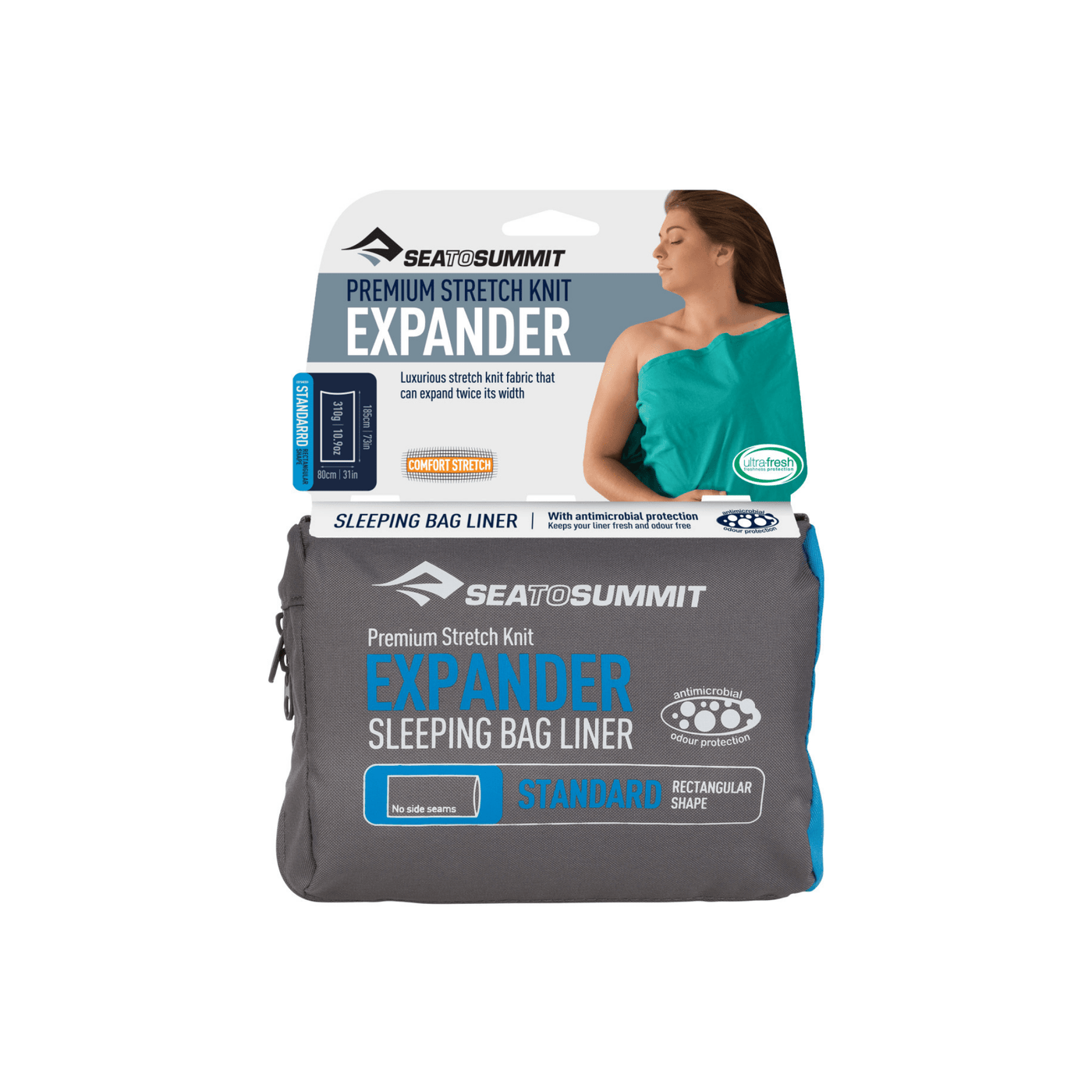 Sea to Summit Expander Liner Long | Sleeping Bag Liner | Further Faster Christchurch NZ