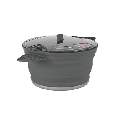 Sea to Summit X-Pot 2.8L | Collapsable Camping Cookware | Further Faster Christchurch NZ #grey