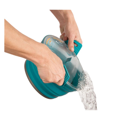Sea to Summit X-Pot 2.8L | Collapsable Camping Cookware | Further Faster Christchurch NZ #sts-pacific-blue