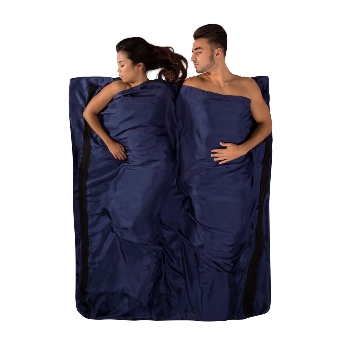 Sea to Summit Silk Liner with Stretch Panels - Double | Sleeping Bag Liner NZ | Sea To Summit NZ | Further Faster Christchurch NZ #navy-blue-sts