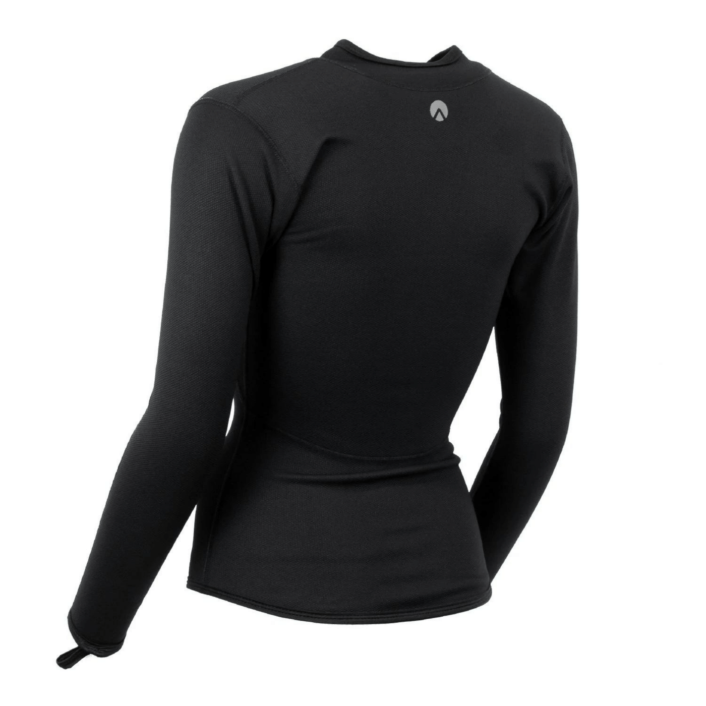 Sharkskin Chillproof Titanium Long Sleeve Full Zip - Womens | Kayak & Paddle Thermal Top | Further Faster Christchurch NZ #black