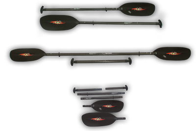 Aqua Bound Shred Apart 4pc kayak/canoe paddle | Great for Packrafting