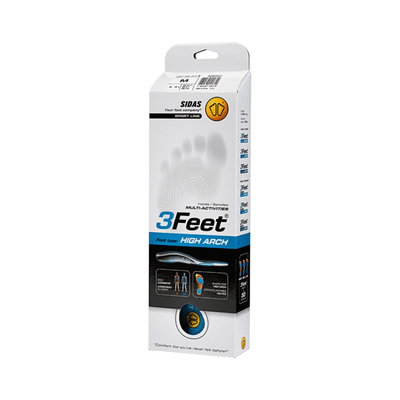 Sidas 3Feet High Arch | Hiking and Running Insoles | Further Faster Christchurch NZ