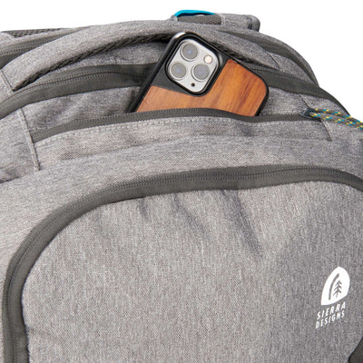 Sierra Designs Sonora Pass Daypack | Commuting & Walking Daypack | Further Faster Christchurch NZ #grey-sierra